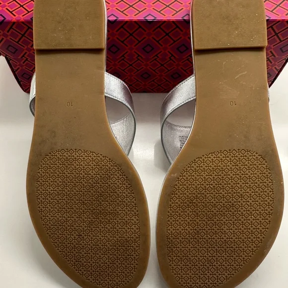 Tory Burch Silver Sandals - Picture 8 of 8